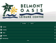 Tablet Screenshot of belmontoasis.com.au